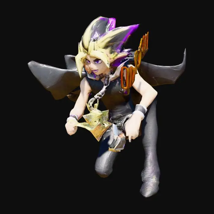 3D model for Yami-Yugi (Duelist Pose)
