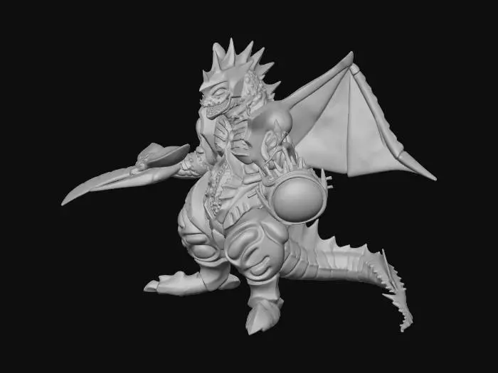 3D model for Ultra Kaiju Five King