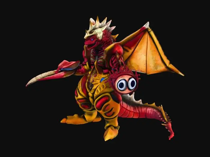 3D model for Ultra Kaiju Five King