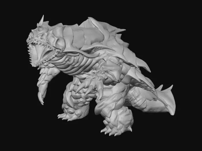 3D model for Ultra Kaiju Geel