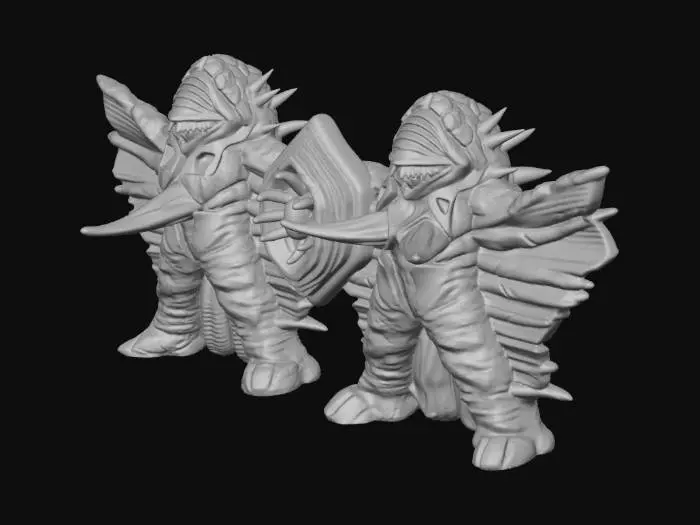 3D model for Ultra Kaiju Menjura