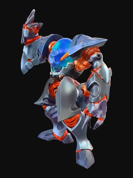 3D model for Ultra Kaiju Alien Chibull Exceller