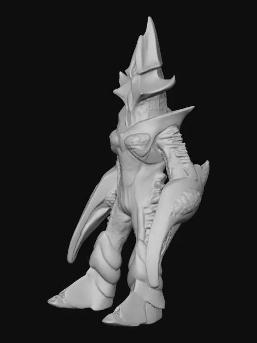 3D model for Ultra Kaiju Alien Godley