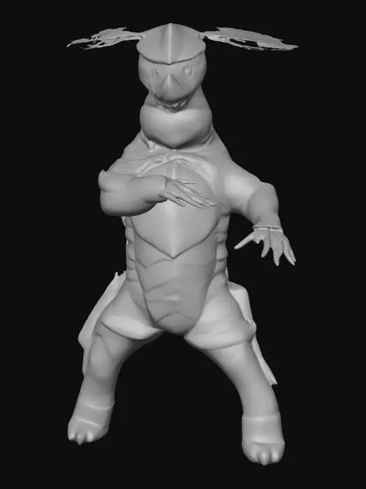 3D model for Ultra Kaiju Alien Vibe