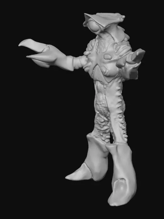3D model for Ultra Kaiju Alien Zamu Gen 1