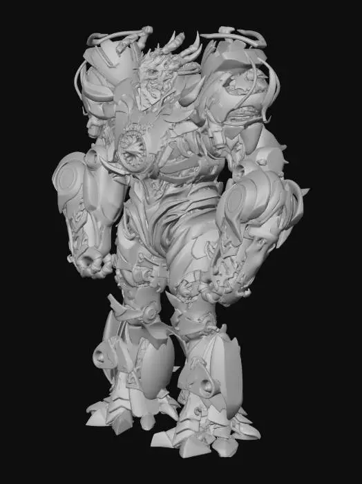 3D model for Unicron Transformation