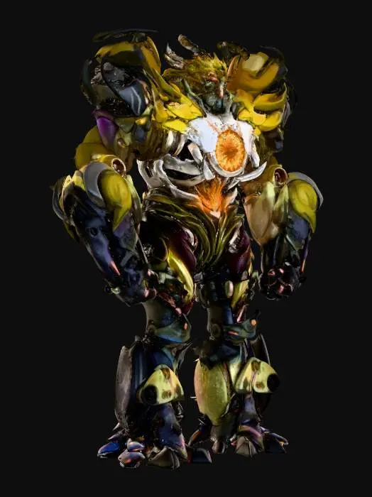 3D model for Unicron Transformation