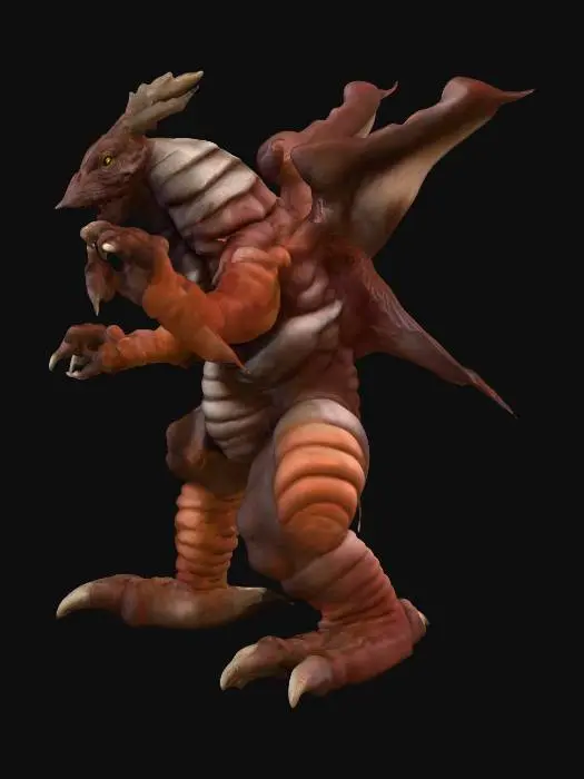 3D model for Ultra Kaiju Arwon