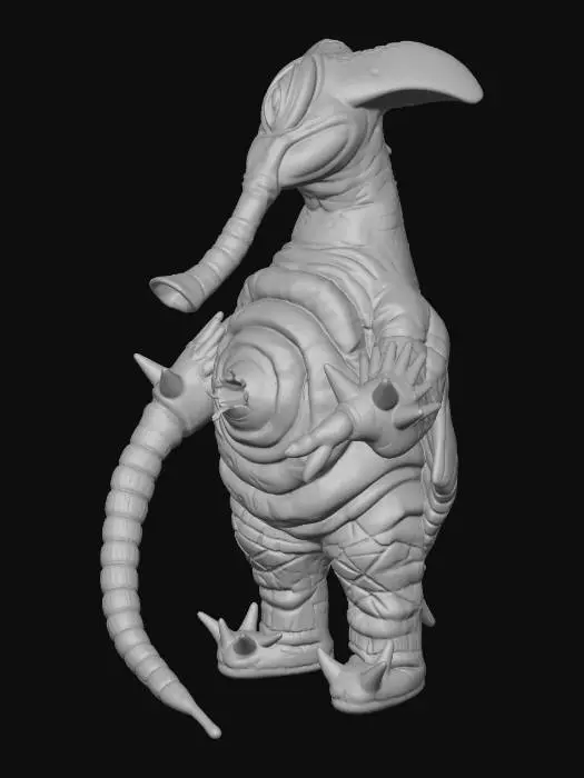 3D model for Ultra Kaiju Bad Baalon