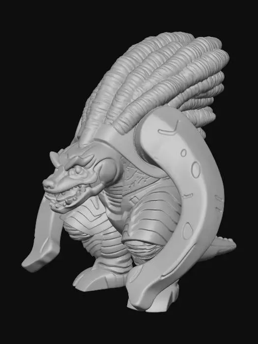 3D model for Ultra Kaiju Bagrigon