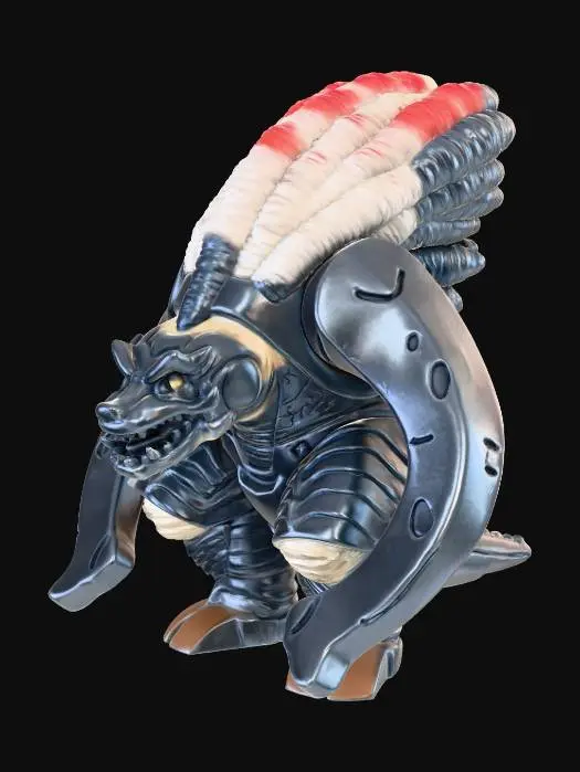 3D model for Ultra Kaiju Bagrigon