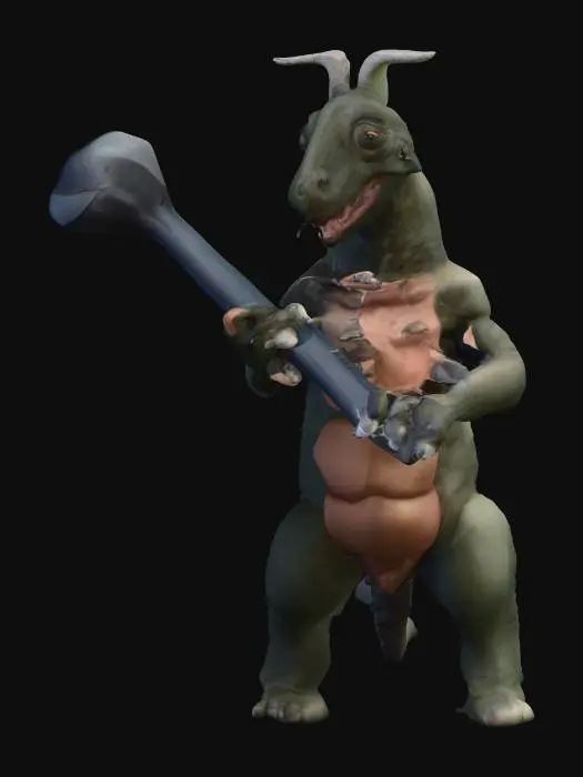 3D model for Ultra Kaiju Bango