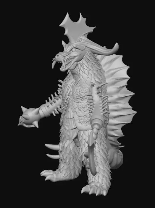 3D model for Ultra Kaiju Baraba