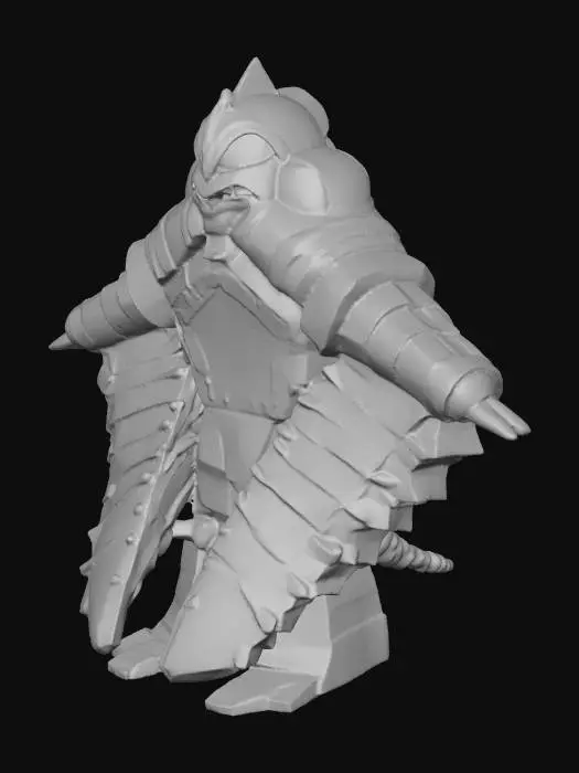 3D model for Ultra Kaiju Bemzn