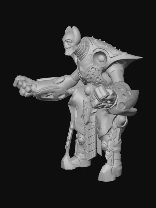 3D model for Ultra Kaiju Berserke Scout