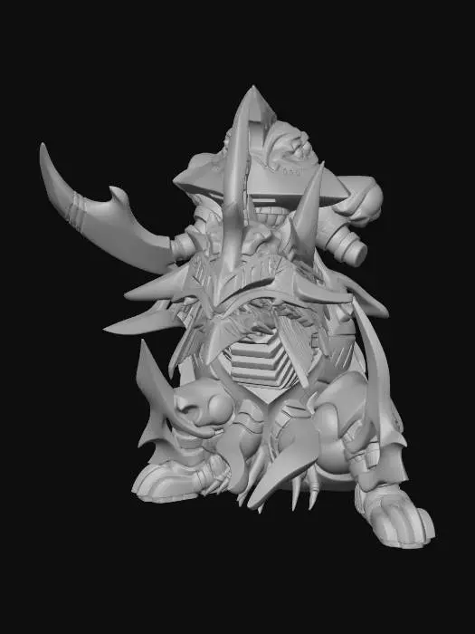 3D model for Ultra Kaiju berserke Giga