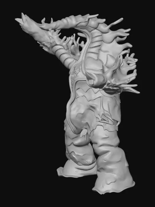 3D model for Ultra Kaiju Bizaamo