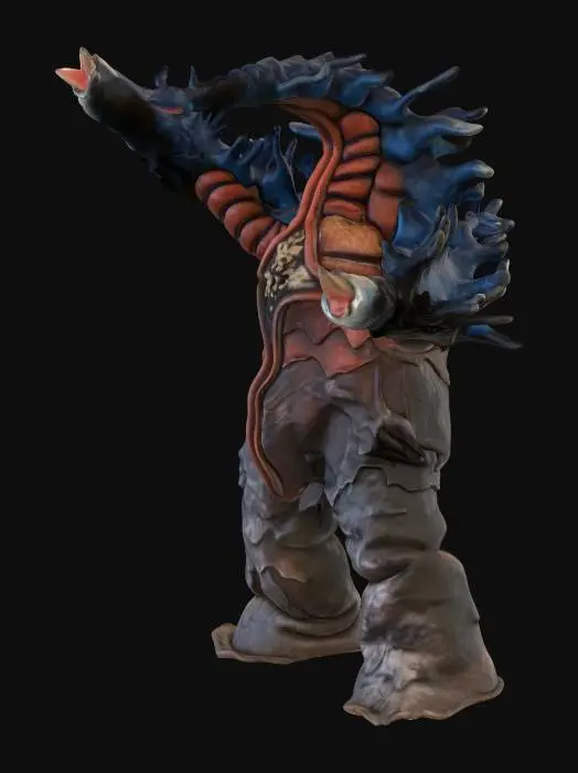 3D model for Ultra Kaiju Bizaamo