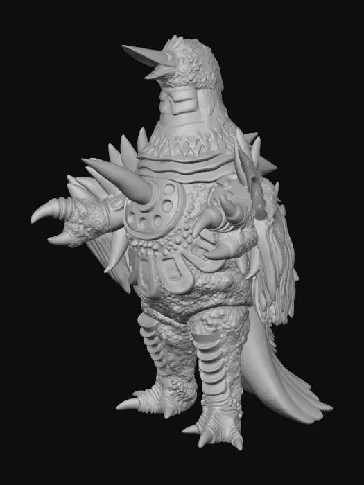 3D model for Ultra Kaiju Black Pigeon