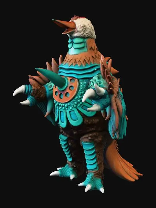 3D model for Ultra Kaiju Black Pigeon