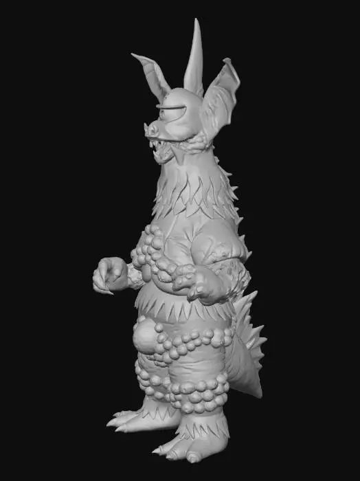 3D model for Ultra Kaiju Black Satan
