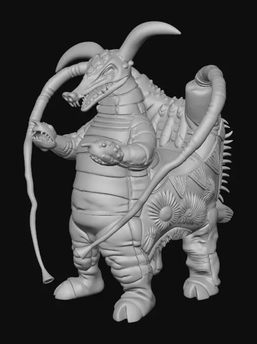 3D model for Ultra Kaiju Brocken