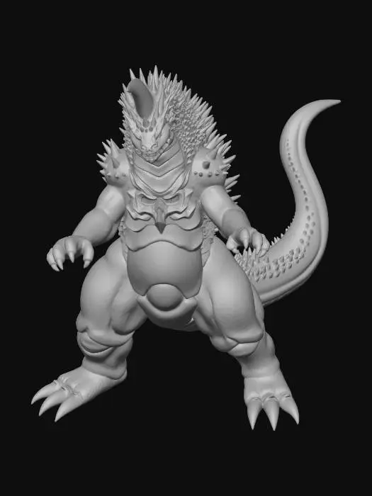 3D model for Ultra Kaiju Burning Bemstra