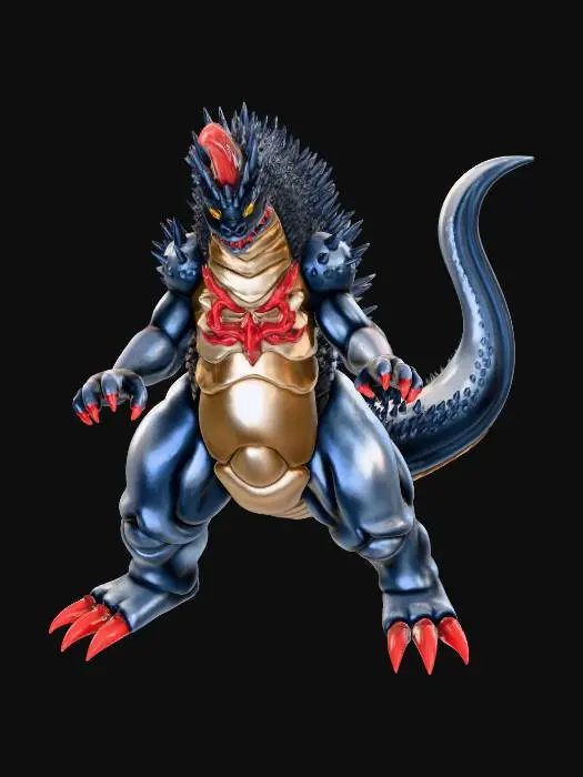 3D model for Ultra Kaiju Burning Bemstra