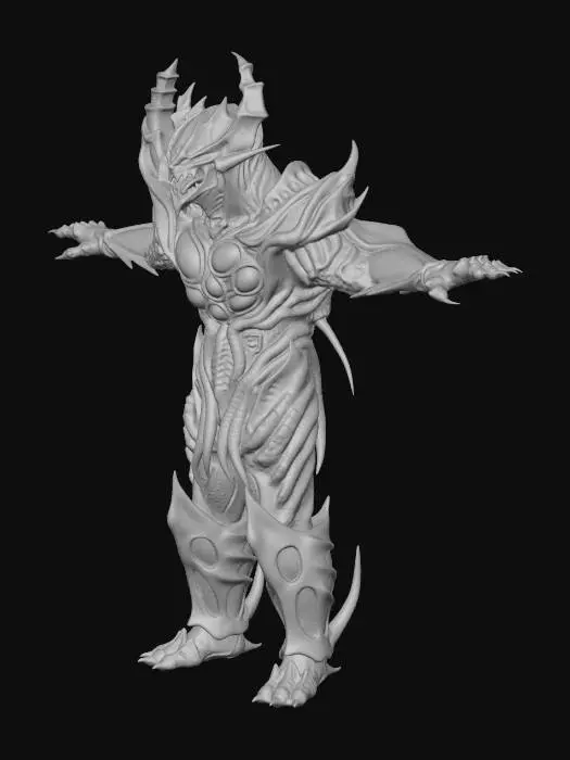 3D model for Ultra Kaiju Chaos Header Iblis