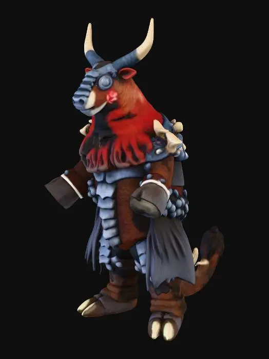 3D model for Ultra Kaiju Cowra