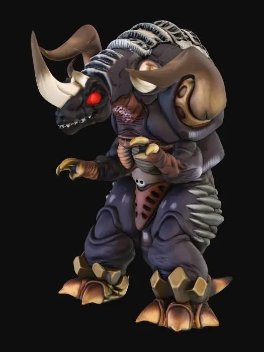 3D model for Ultra Kaiju Cotton-Poppe