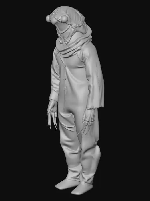 3D model for Ultra Kaiju Cicada Human