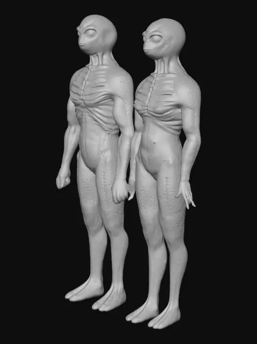 3D model for Ultra Kaiju Dinosauroid