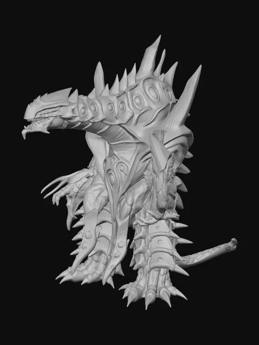 3D model for Ultra Kaiju Dinozole