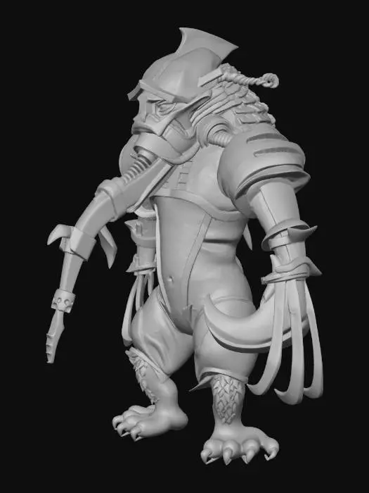 3D model for Ultra Kaiju Dostony 2