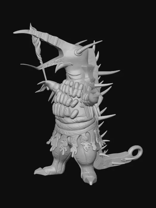 3D model for Ultra Kaiju Firemons