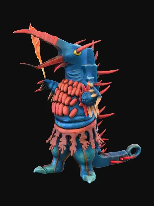 3D model for Ultra Kaiju Firemons