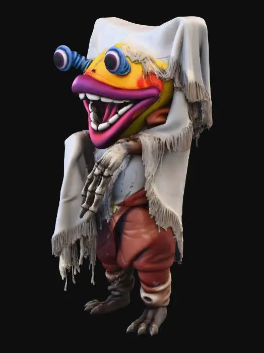 3D model for Ultra Kaiju Fanegon People