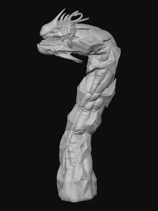 3D model for Ultra Kaiju Gebalga