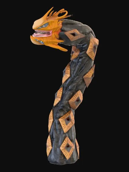 3D model for Ultra Kaiju Gebalga