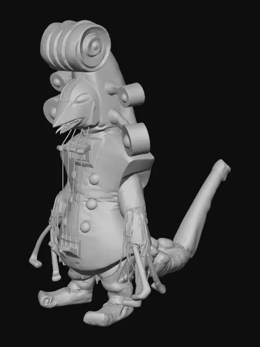 3D model for Ultra Kaiju Geegon