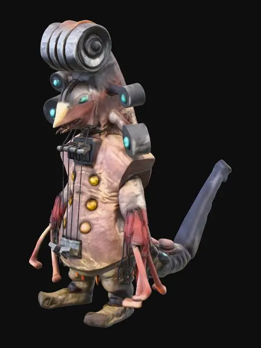 3D model for Ultra Kaiju Geegon