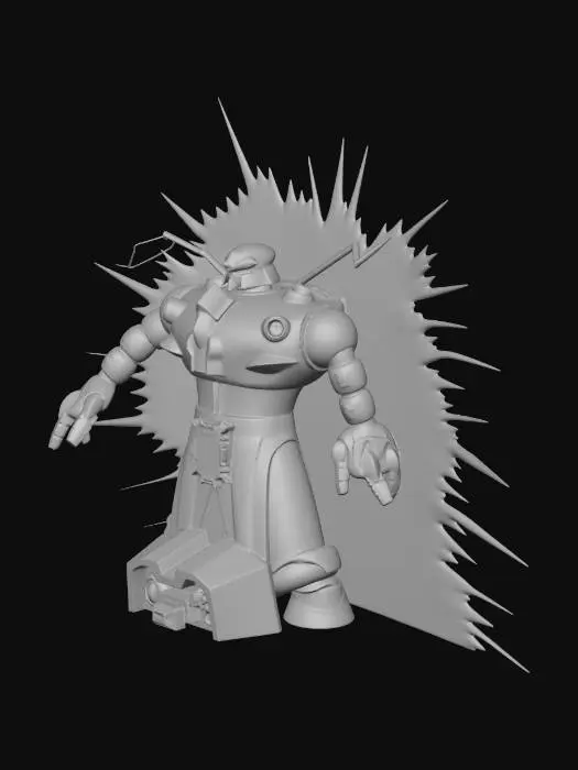 3D model for Ultra Kaiju Gedon