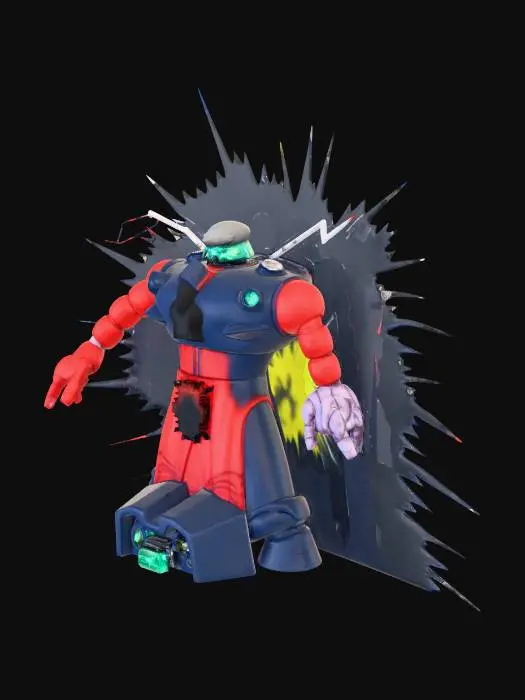 3D model for Ultra Kaiju Gedon