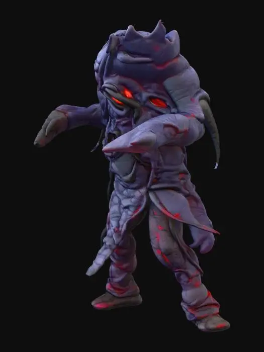 3D model for Ultra Kaiju Giakuuda (Small)