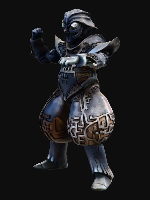 3D model for Ultra Kaiju Geshot