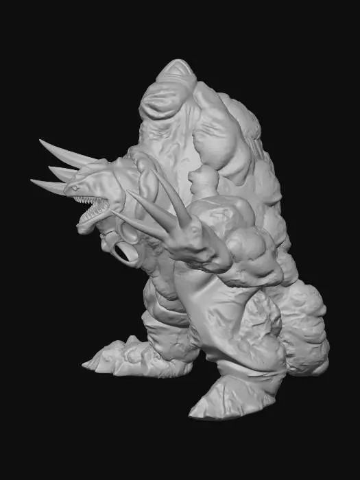 3D model for Ultra Kaiju Geomos