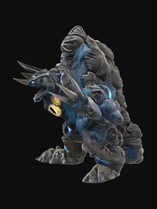 3D model for Ultra Kaiju Geomos