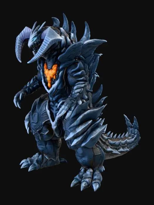 3D model for Ultra Kaiju Sphere-Geomos