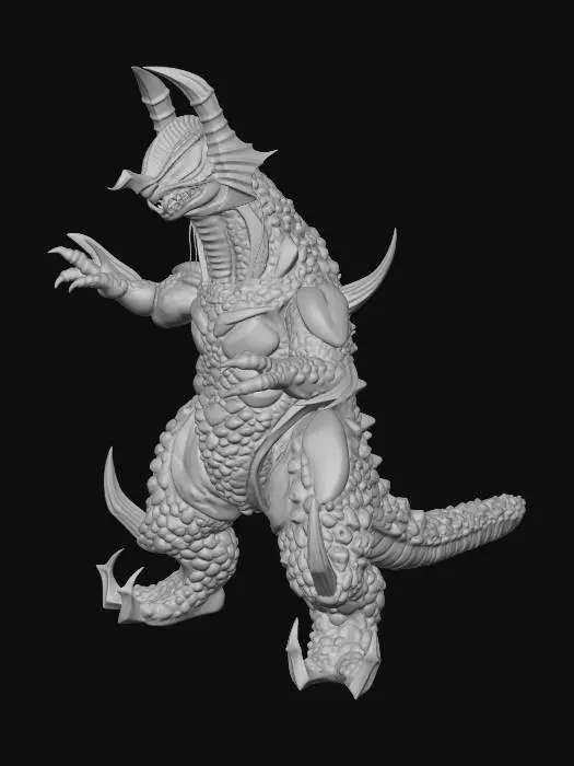 3D model for Ultra Kaiju Goldras King